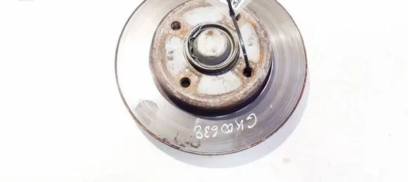 Peugeot 207 Rear brake disc neventiliuojamas