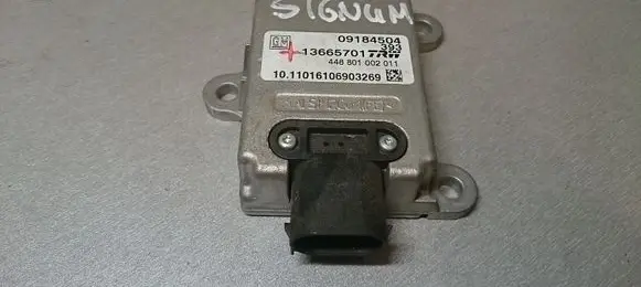 Opel Vectra C ESP acceleration yaw rate sensor 09184504 13665701 448801002011