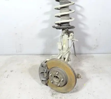 Front shock absorber with coil spring