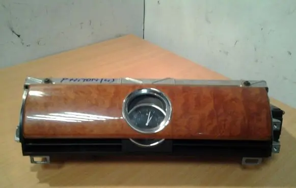 Volkswagen Phaeton Dash center air vent grill 3D18535778 3D0919204B