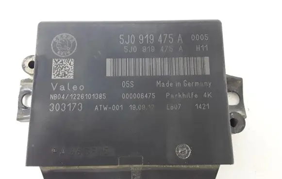 Skoda Octavia Mk2 (1Z) Parking PDC control unit/module 5J0919475A