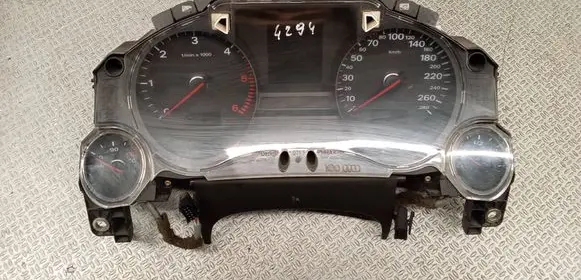Audi A8 S8 D3 4E Speedometer (instrument cluster) 4E0920900F 4E0910900