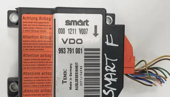 Smart ForTwo II Airbag control unit/module 0001211V007