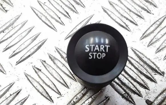 Renault Megane II Engine start stop button switch 1927937