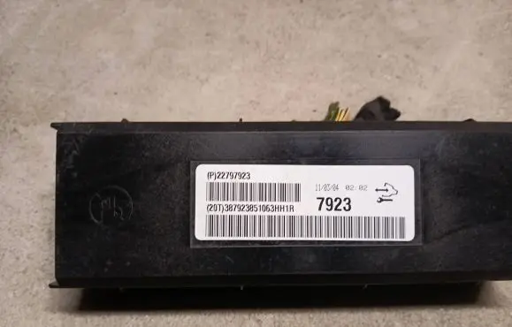 Chevrolet Volt I Other control units/modules 22797923 7923