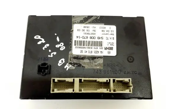 Mercedes-Benz S W221 Climate control unit A2218704192 5HB00867014