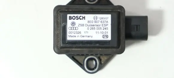 Audi A4 S4 B6 8E 8H ESP acceleration yaw rate sensor 8E0907637A