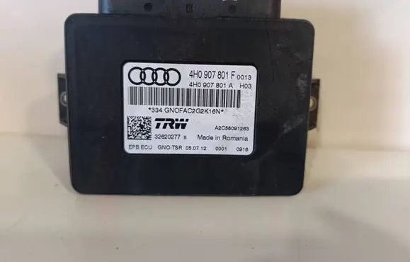Audi A6 C7 Hand brake control module 4H0907801F 32620277B 4H0907801A