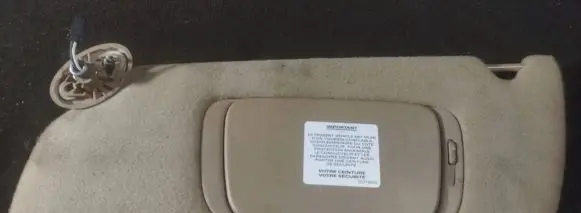 Jeep Grand Cherokee (WJ) Sun visor 55314605