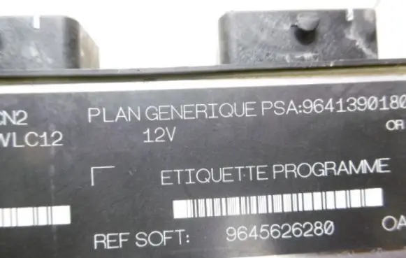Citroen Berlingo Engine control unit/module ECU 9641390180