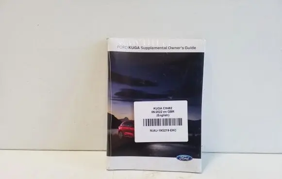 Ford Kuga III User manual MJ6J19G219EKC