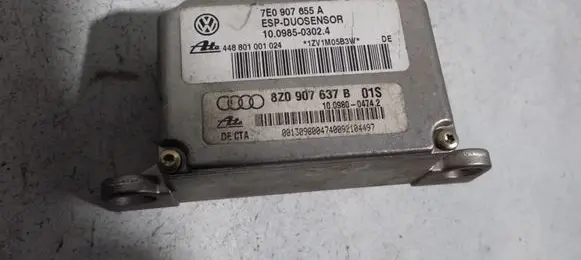 Audi A2 ESP acceleration yaw rate sensor 7E0907655A 8Z0907637B 10098503024