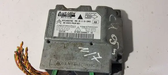 Citroen C4 I Airbag control unit/module 9653493780 603726100