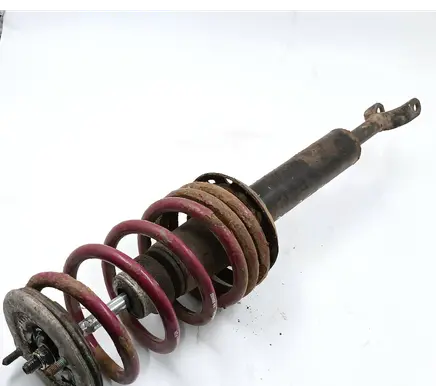 Front shock absorber with coil spring