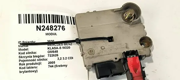 Mercedes-Benz S W220 Central body control module 0005404750