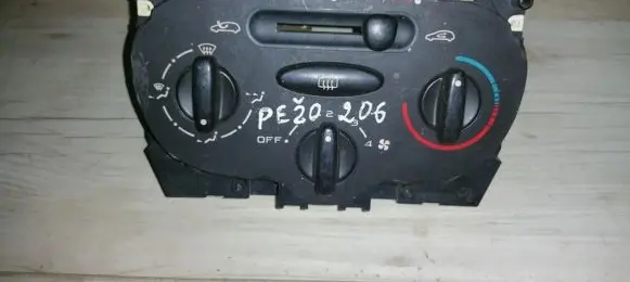 Peugeot 206 Climate control unit 1068901 10689-01