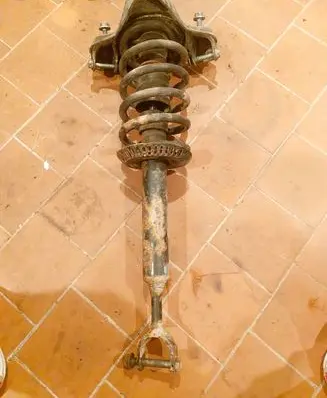Audi A6 S6 C5 4B Front shock absorber with coil spring
