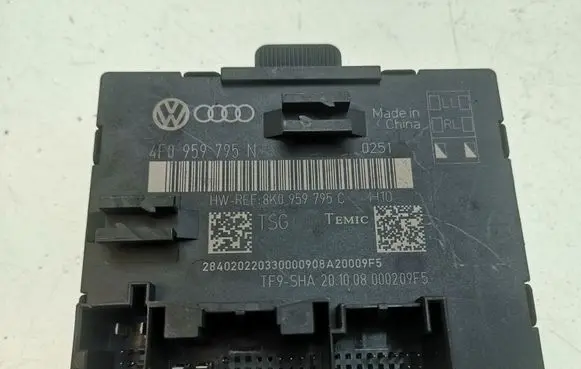 Audi A4 S4 B8 8K Door control unit/module 4F0959795N 8K0959795C