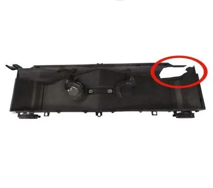 Tesla Model S Intercooler air channel guide 105807400B