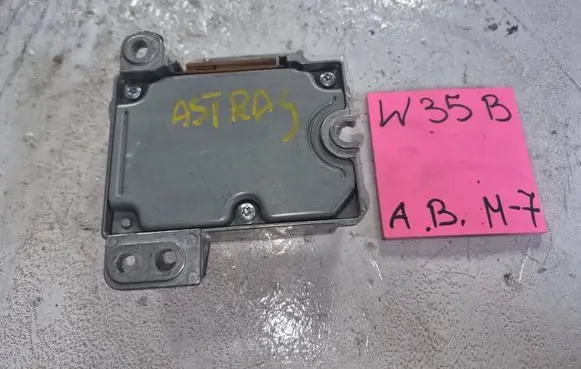 Opel Astra G Airbag control unit/module 09229302