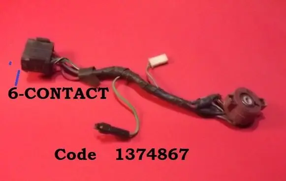 BMW 3 E30 Ignition lock contact 1374867