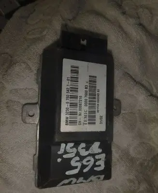 BMW 7 E65 E66 Steering rack control module 6760542