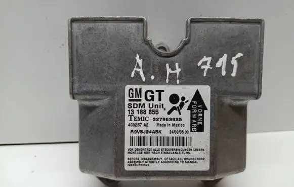 Opel Astra H Airbag control unit/module 327963935 403257A2 13188855