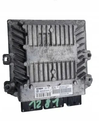 Peugeot 407 Engine ECU kit and lock set 5WS40167F-T 5WS40167F-T SW9656412980 HW9655041480