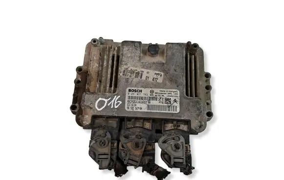 Peugeot 206 Engine control unit/module 9658556780 0281011783