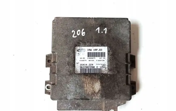 Peugeot 206 Engine control unit/module 9637087280