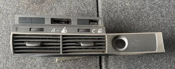 Audi A6 S6 C6 4F Dash center air vent grill 4F1820951B