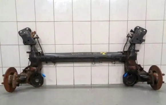 Peugeot 207 Rear axle beam 