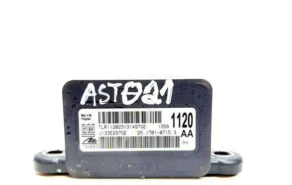Opel Astra J ESP acceleration yaw rate sensor 13581120