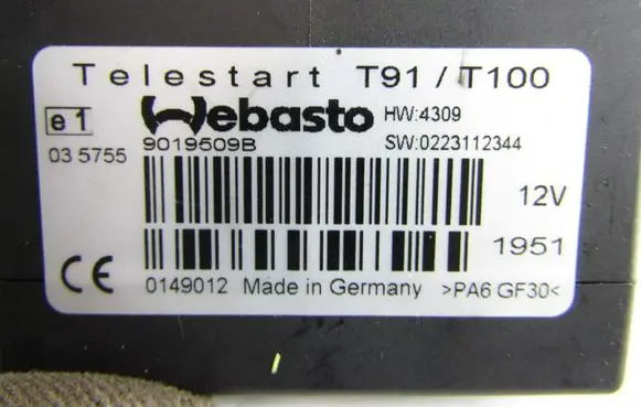 Mitsubishi Pajero Other control units/modules 9019509B