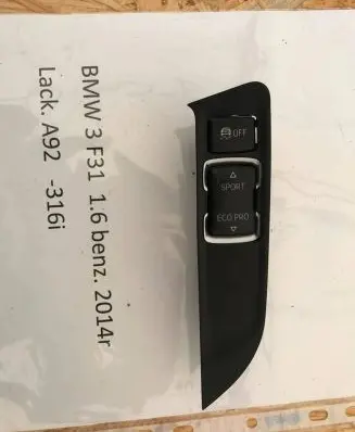 BMW 3 F30 F35 F31 ESP (stability program) switch 9252920 901208370003 EED763P