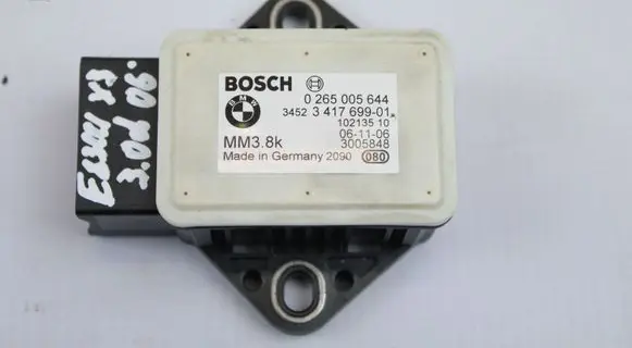 BMW X3 E83 ESP acceleration yaw rate sensor 3417699 026505644