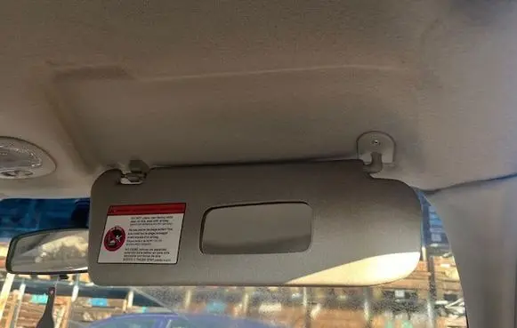 Chevrolet Aveo Sun visor 