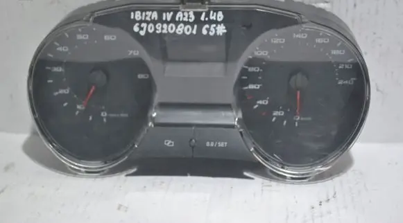 Seat Ibiza IV (6J,6P) Speedometer (instrument cluster) 6J0920801