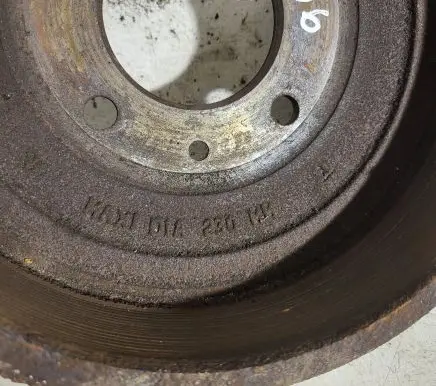 Peugeot 406 Drum brake (rear) 