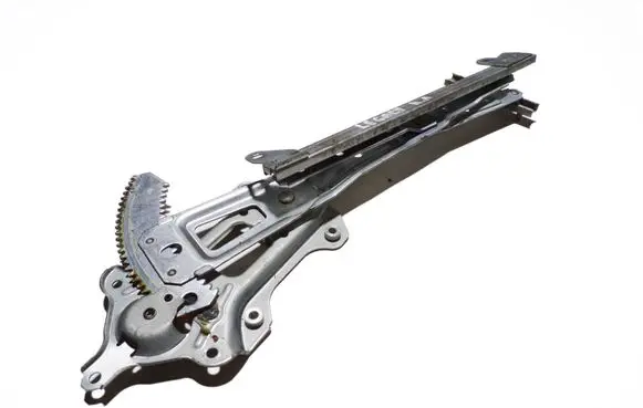 Rear window lifting mechanism without motor