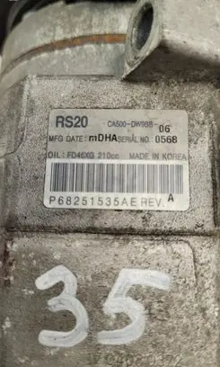 Dodge Durango III Air conditioning (A/C) compressor (pump) P68251535AE 68251535AE 68251535AF
