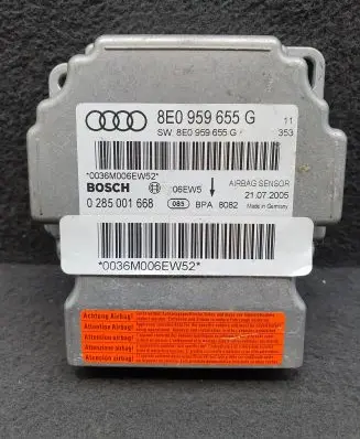 Audi A4 S4 B7 8E 8H Airbag control unit/module 8E0959655G 0285001668