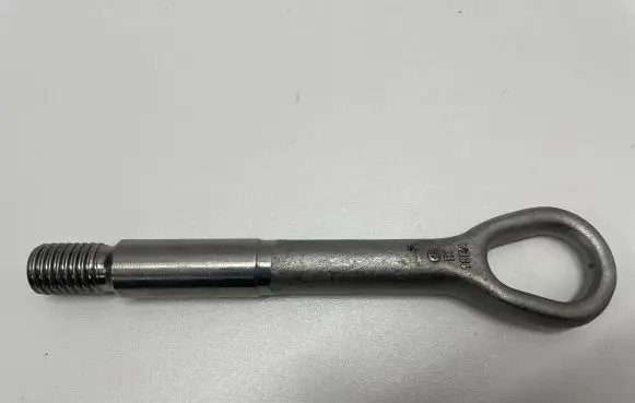 Towing hook eye