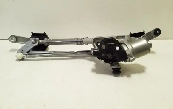 Front wiper linkage and motor