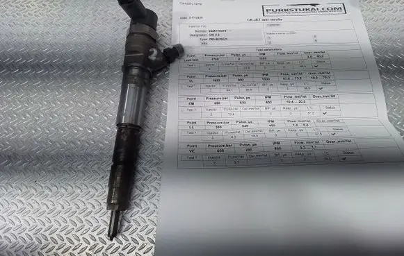 Opel Movano B Fuel injector 0445110273