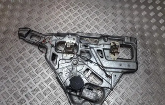 Sliding door window regulator with motor
