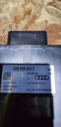 Audi A6 C7 Voltage converter/converter module brak