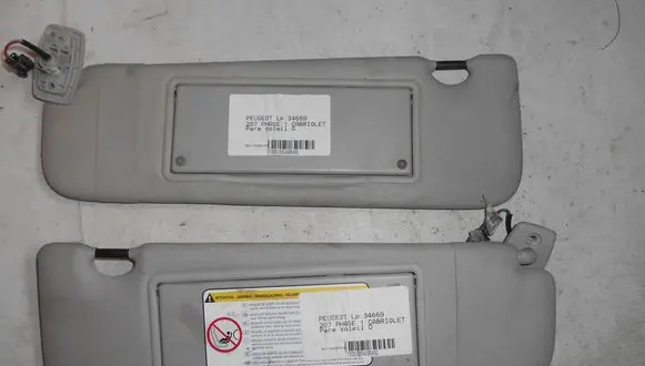 Peugeot 207 CC Sun visor