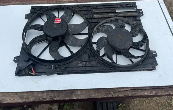 Volkswagen PASSAT B7 Electric radiator cooling fan 1K0121207BC 1K0121205AD