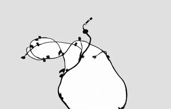Mercedes-Benz E W212 Parking sensor (PDC) wiring loom A2124404851